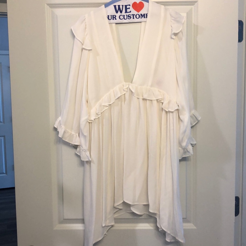 Stone Cold Fox Angeles Dress White